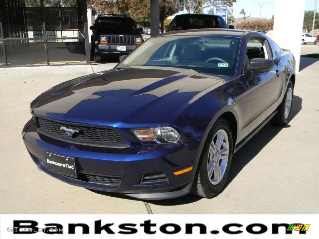 2011 Mustang V6 Coupe - Kona Blue Metallic / Stone photo #1