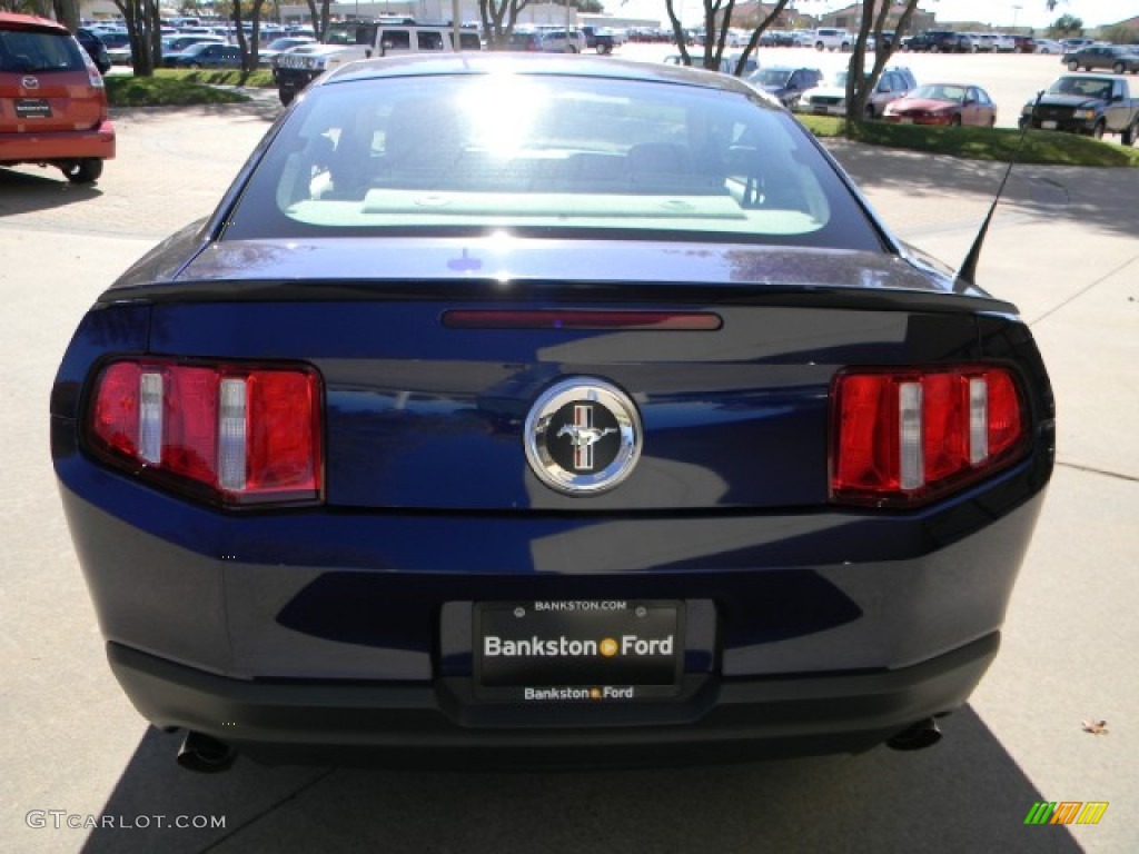 2011 Mustang V6 Coupe - Kona Blue Metallic / Stone photo #4