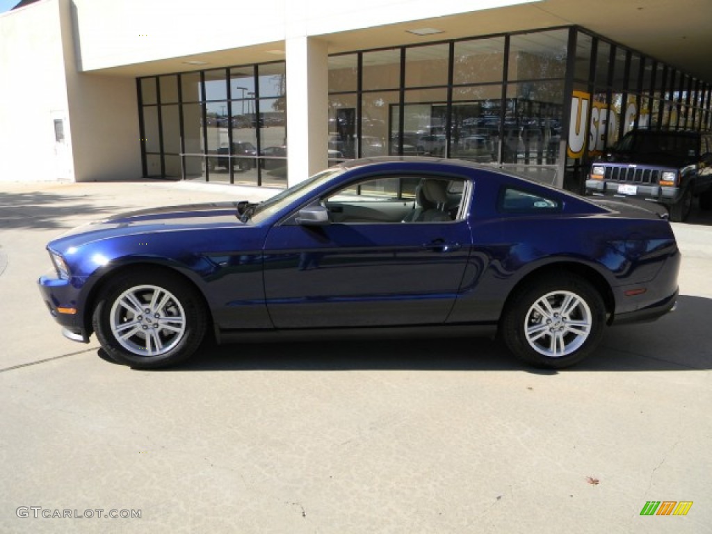 2011 Mustang V6 Coupe - Kona Blue Metallic / Stone photo #5