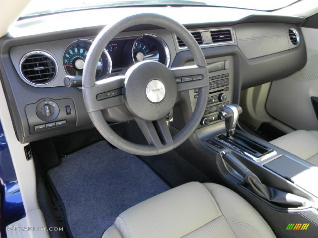 2011 Mustang V6 Coupe - Kona Blue Metallic / Stone photo #9