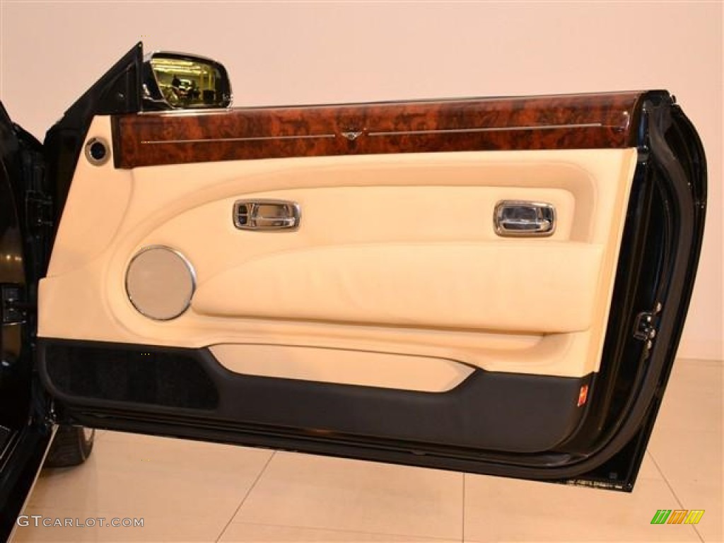 2009 Bentley Azure Standard Azure Model Magnolia/Beluga Door Panel Photo #57445971