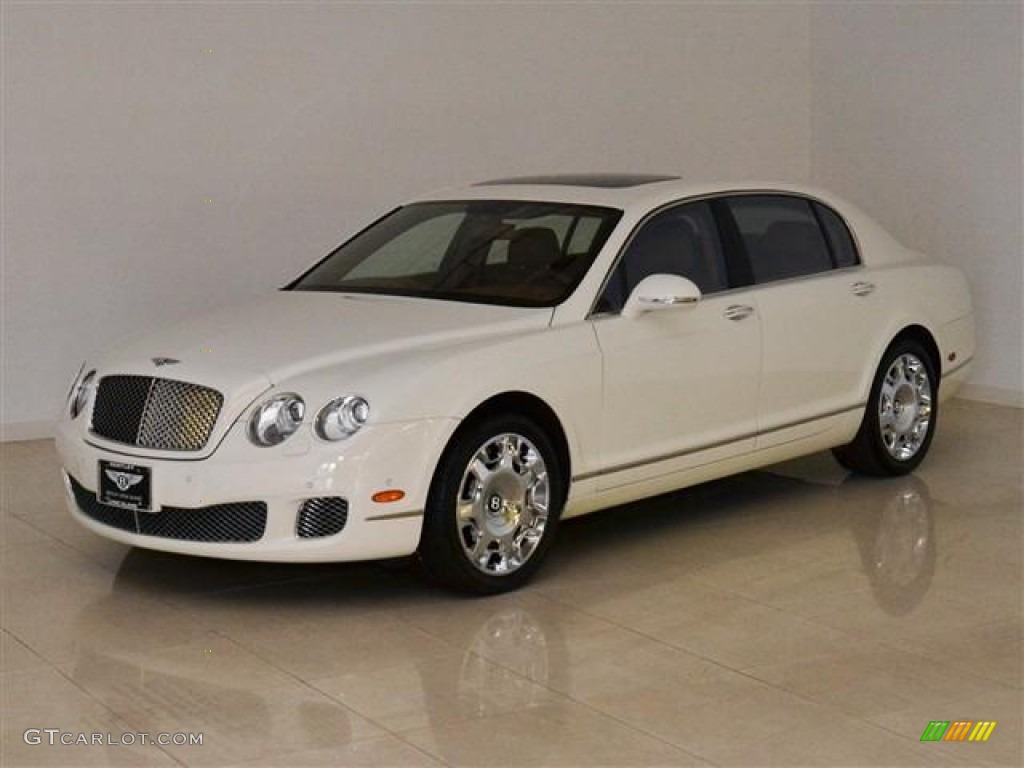 2011 Continental Flying Spur  - Glacier White / Saddle photo #1
