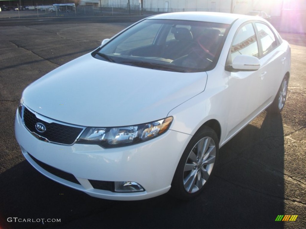 2012 Forte SX - Clear White / Stone photo #3