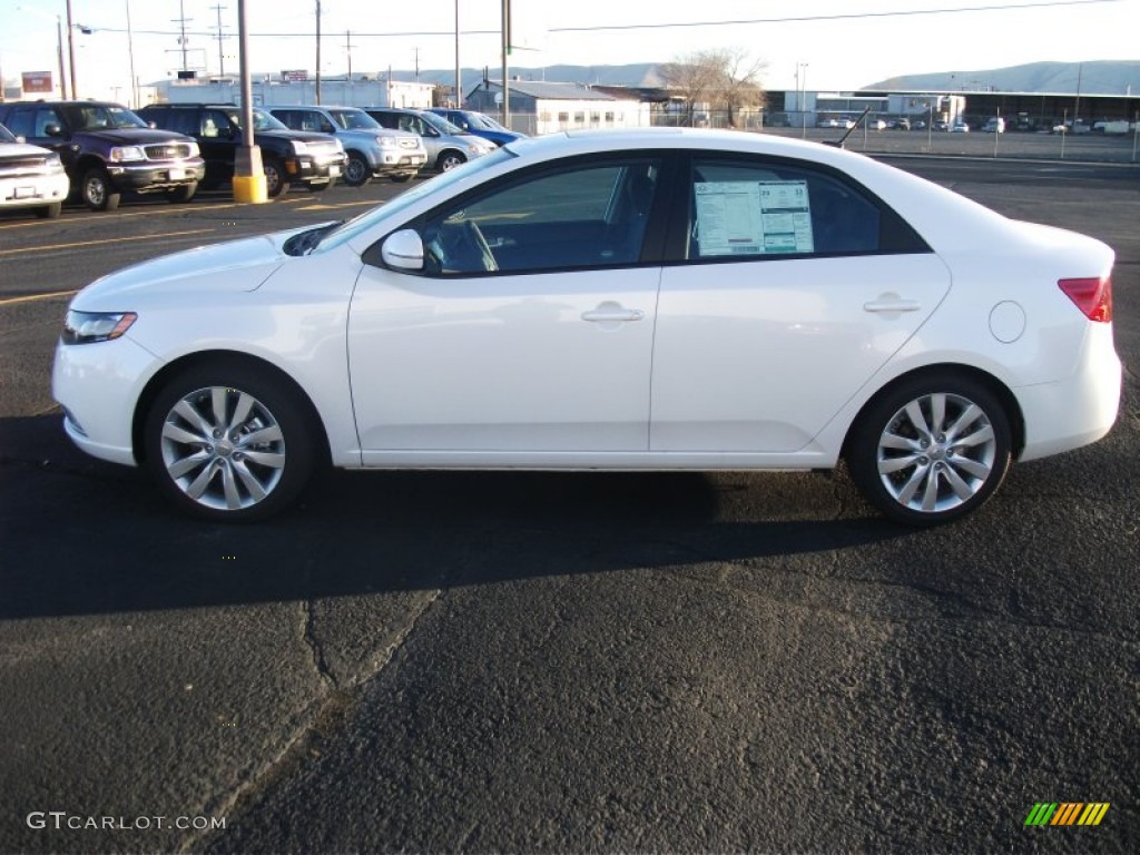 2012 Forte SX - Clear White / Stone photo #4