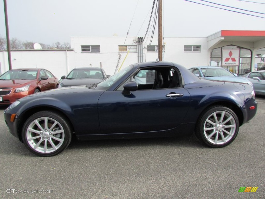 Stormy Blue Mica 2008 Mazda MX-5 Miata Grand Touring Hardtop Roadster Exterior Photo #57447507