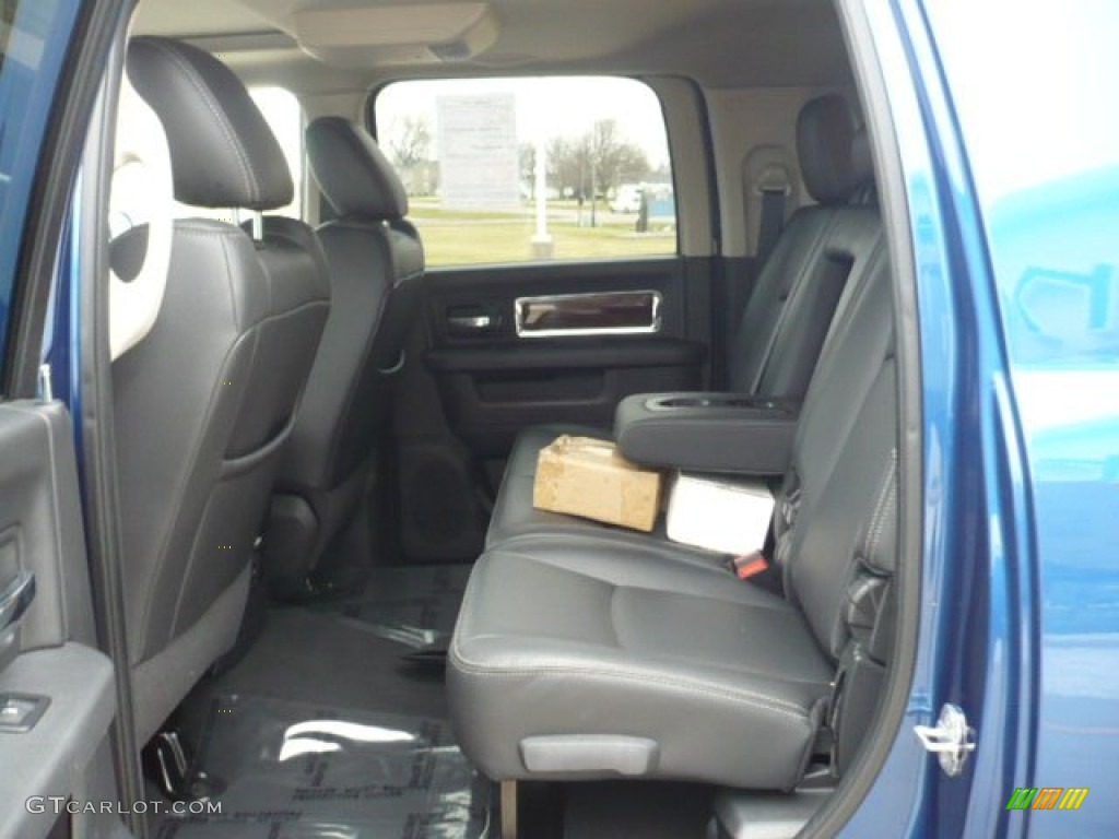 2011 Ram 2500 HD Laramie Mega Cab 4x4 - Deep Water Blue Pearl / Dark Slate photo #12