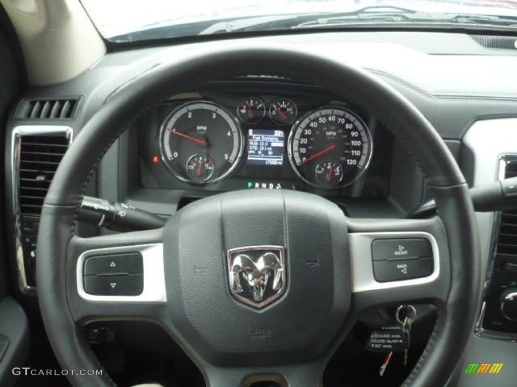 2011 Ram 2500 HD Laramie Mega Cab 4x4 - Deep Water Blue Pearl / Dark Slate photo #15