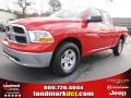 2011 Flame Red Dodge Ram 1500 SLT Quad Cab  photo #1