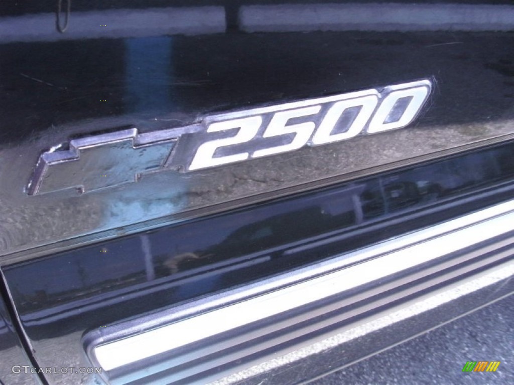 2000 Silverado 2500 LT Extended Cab 4x4 - Onyx Black / Medium Gray photo #6