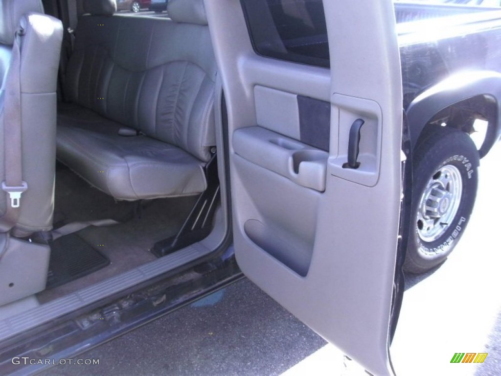2000 Silverado 2500 LT Extended Cab 4x4 - Onyx Black / Medium Gray photo #13