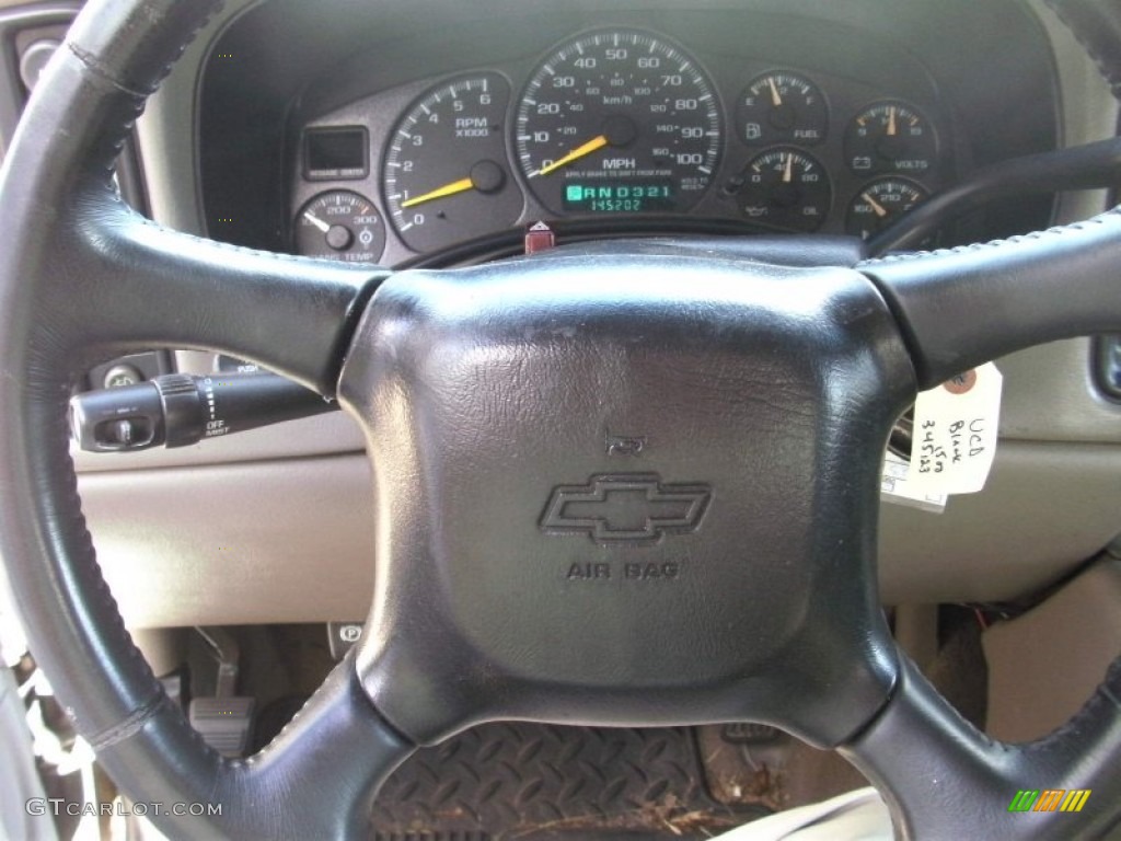 2000 Silverado 2500 LT Extended Cab 4x4 - Onyx Black / Medium Gray photo #24