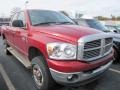 2008 Inferno Red Crystal Pearl Dodge Ram 2500 Lone Star Edition Quad Cab 4x4  photo #4