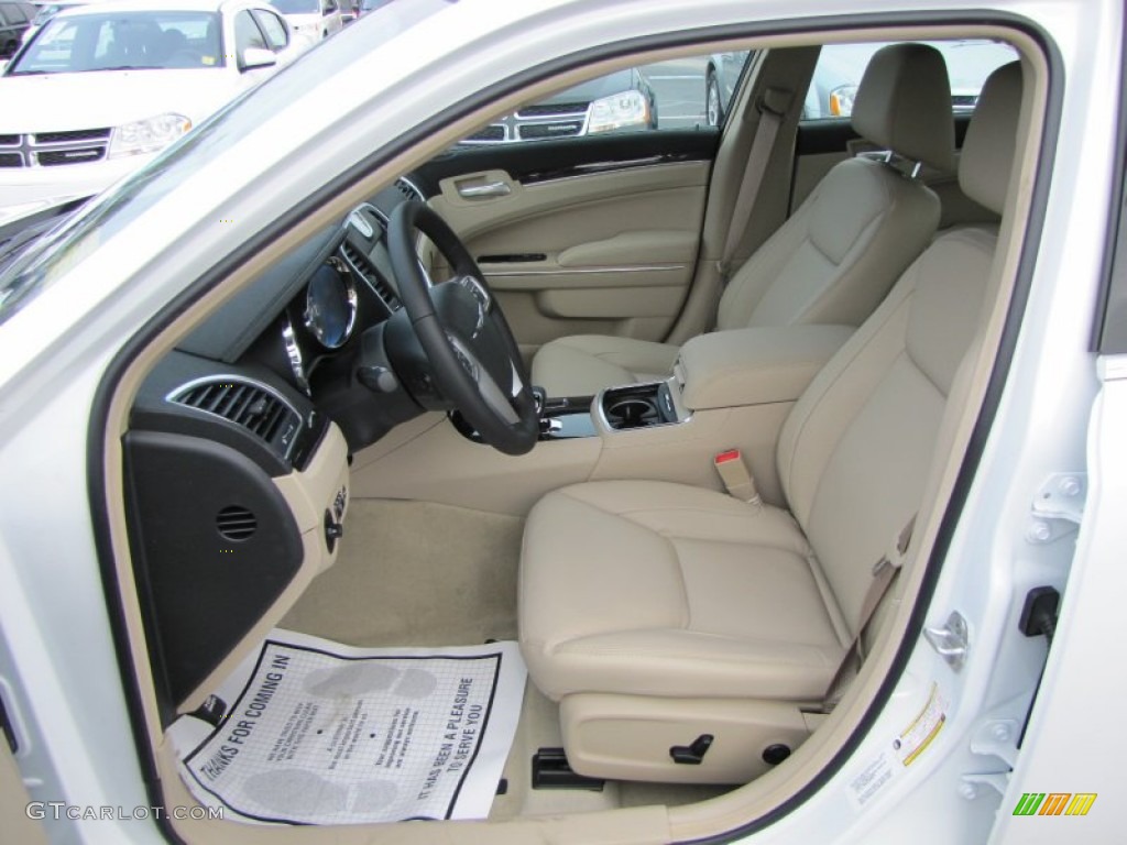 Black/Light Frost Beige Interior 2012 Chrysler 300 Limited Photo #57450625