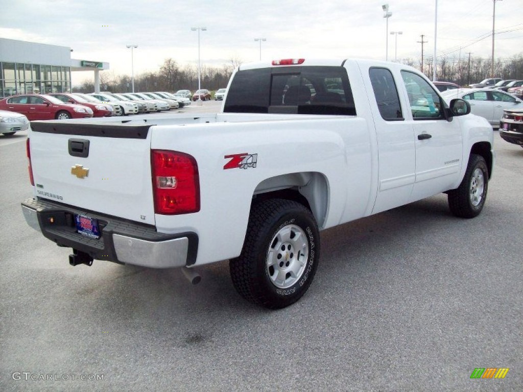 2011 Silverado 1500 LT Extended Cab 4x4 - Summit White / Ebony photo #11