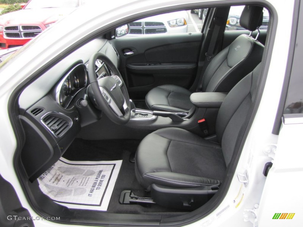 Black Interior 2012 Chrysler 200 S Sedan Photo #57451039