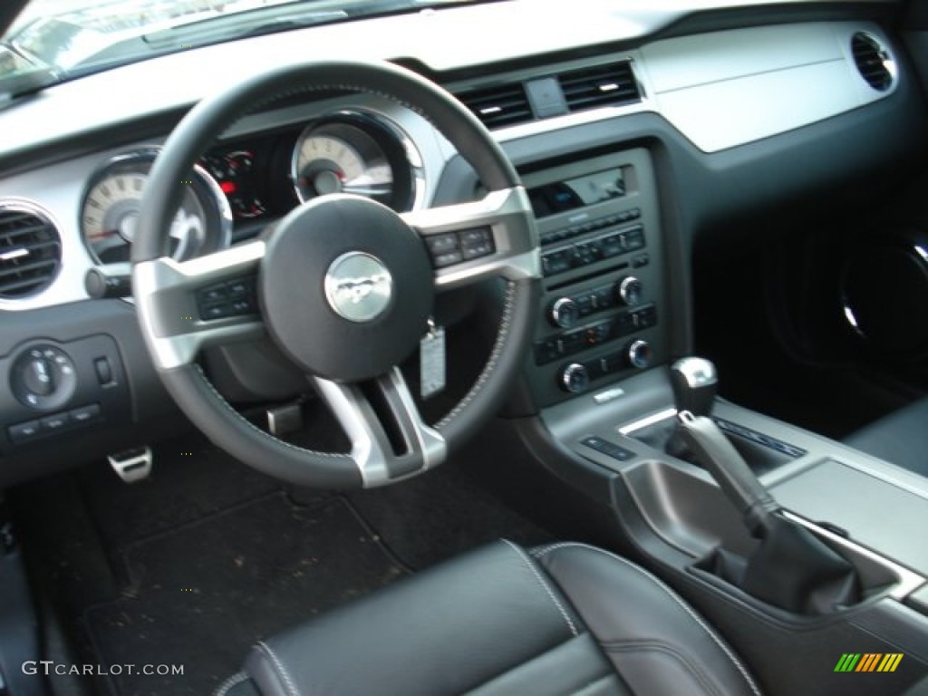 2011 Mustang GT Premium Coupe - Ebony Black / Charcoal Black photo #9