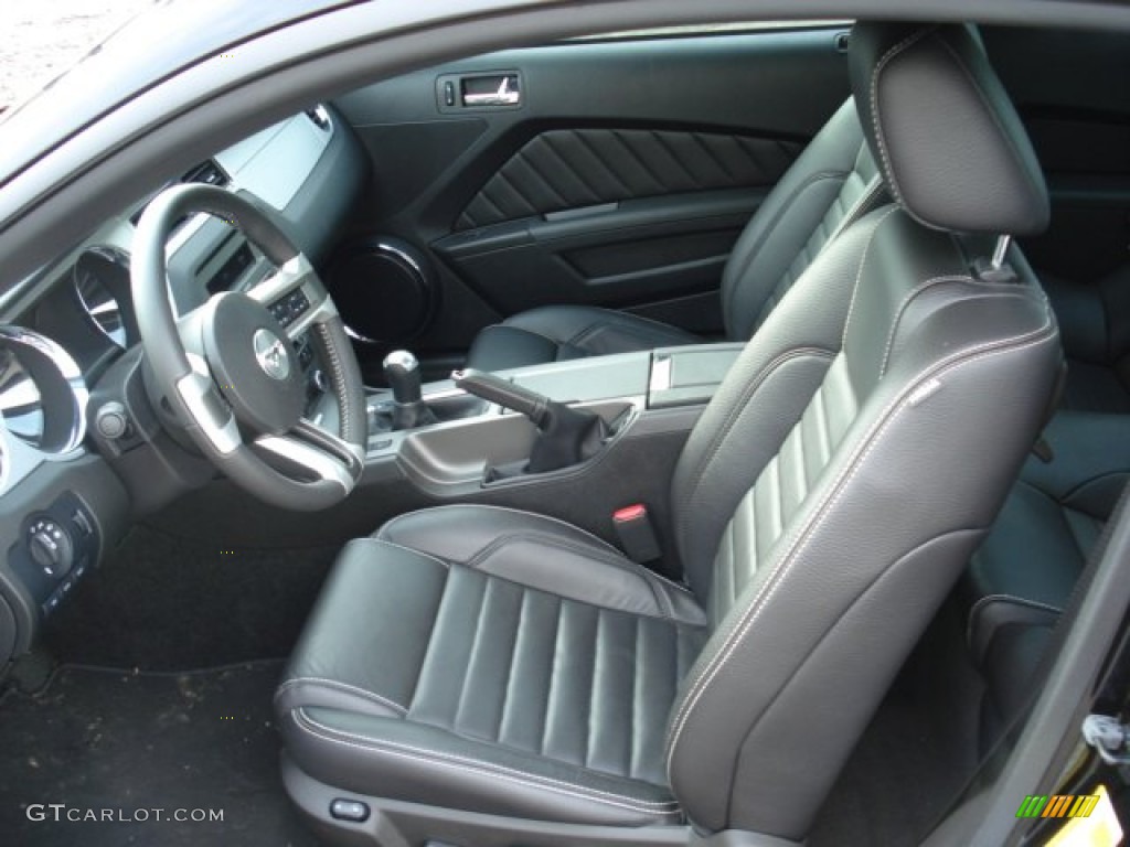 Charcoal Black Interior 2011 Ford Mustang GT Premium Coupe Photo #57452008