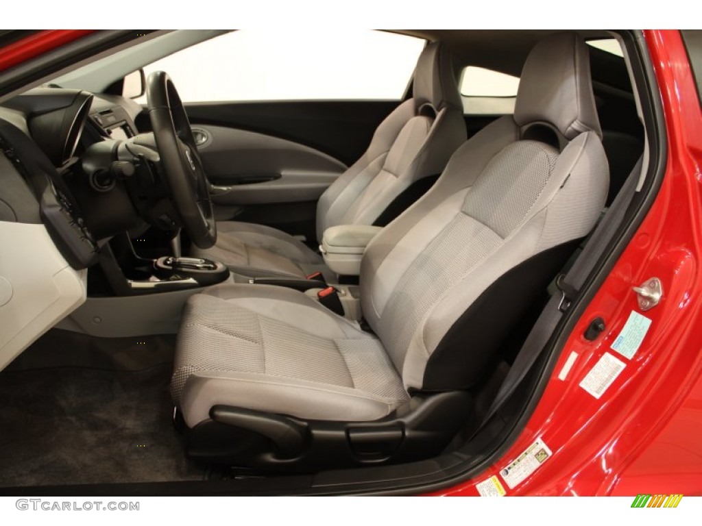 Gray Fabric Interior 2011 Honda CR-Z EX Navigation Sport Hybrid Photo #57452107