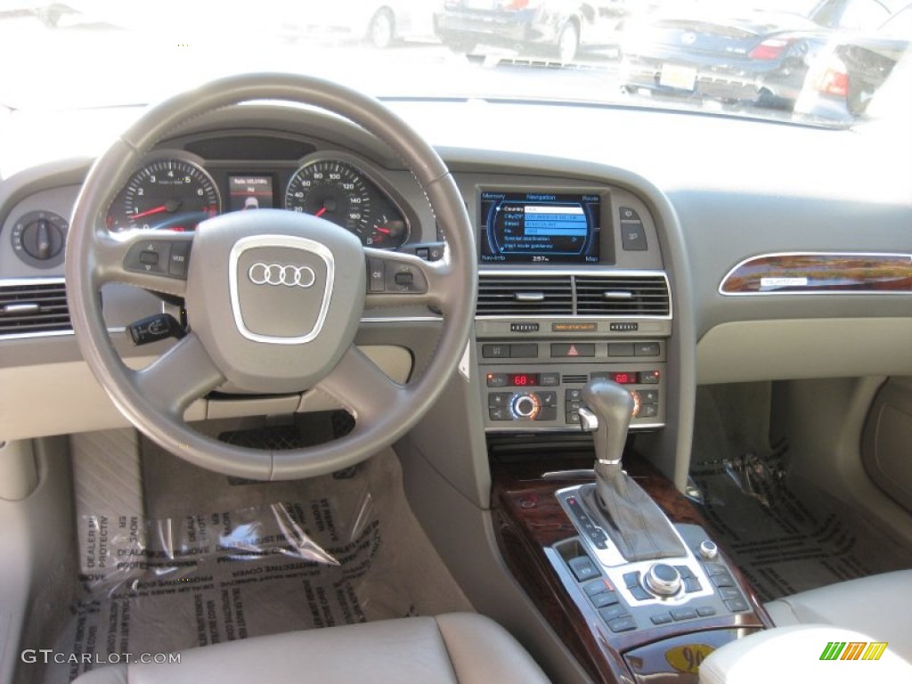 2006 Audi A6 4.2 quattro Sedan Platinum Dashboard Photo #57452389