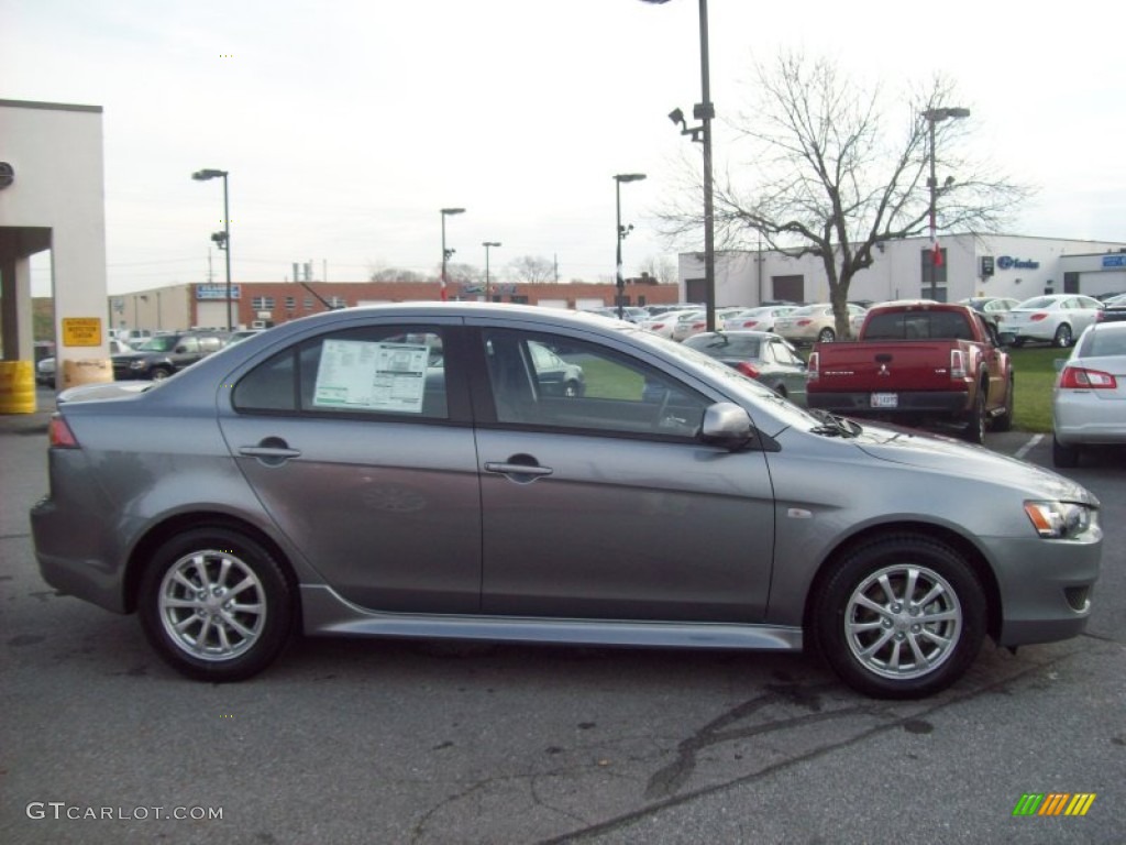 Mercury Gray 2012 Mitsubishi Lancer ES Exterior Photo #57452986
