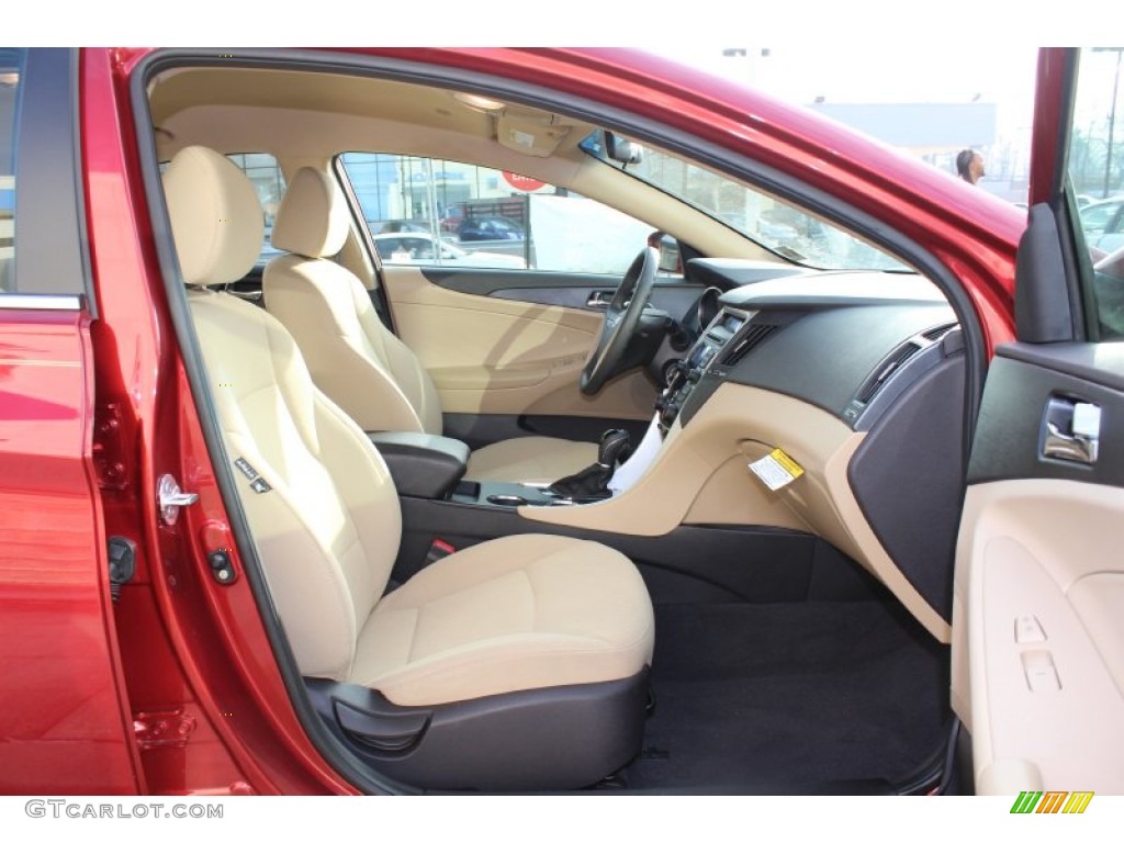 2011 Sonata GLS - Venetian Red / Camel photo #8
