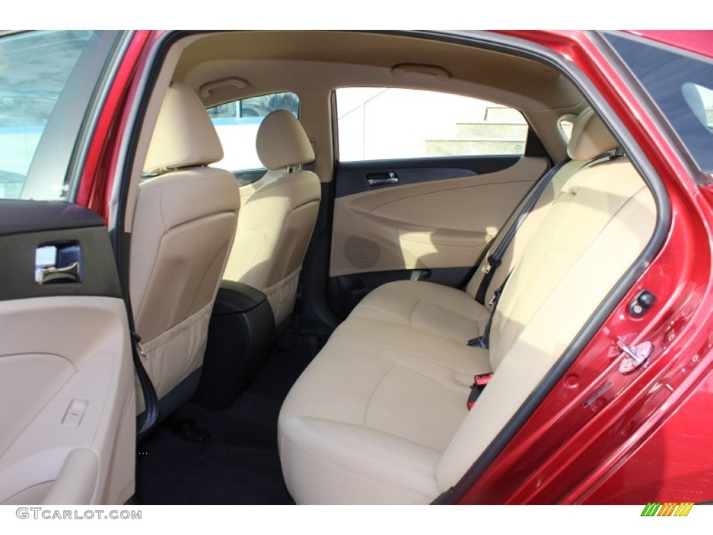 2011 Sonata GLS - Venetian Red / Camel photo #9