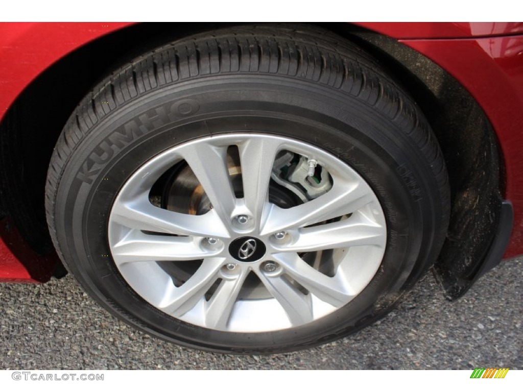 2011 Sonata GLS - Venetian Red / Camel photo #15