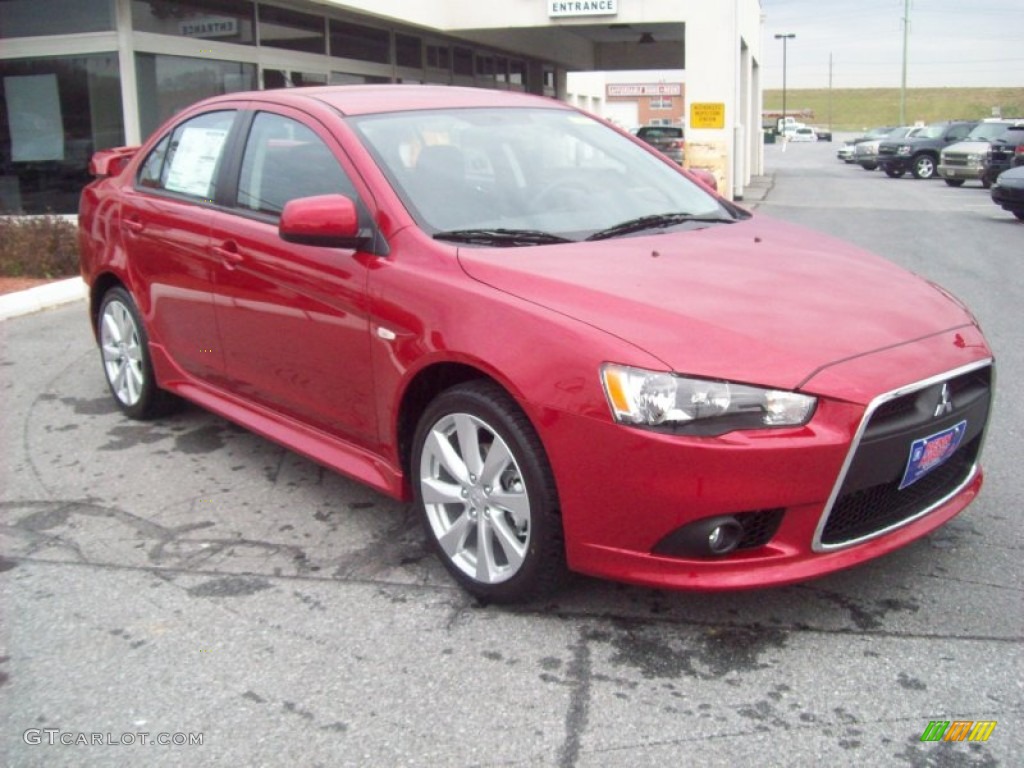 Rally Red Metallic 2012 Mitsubishi Lancer GT Exterior Photo #57453421