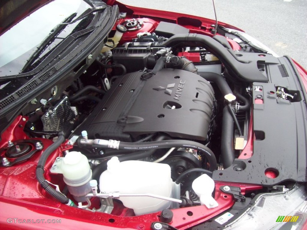 2012 Mitsubishi Lancer GT 2.4 Liter DOHC 16-Valve MIVEC 4 Cylinder Engine Photo #57453649