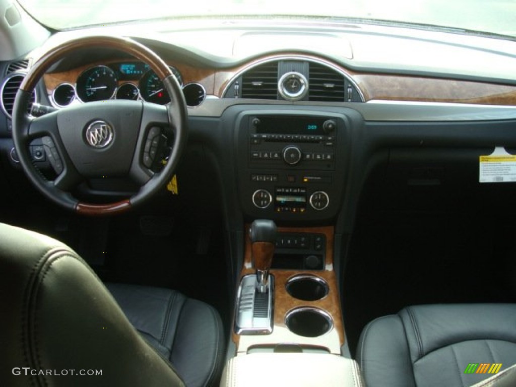 2011 Enclave CXL AWD - Carbon Black Metallic / Ebony/Ebony photo #9