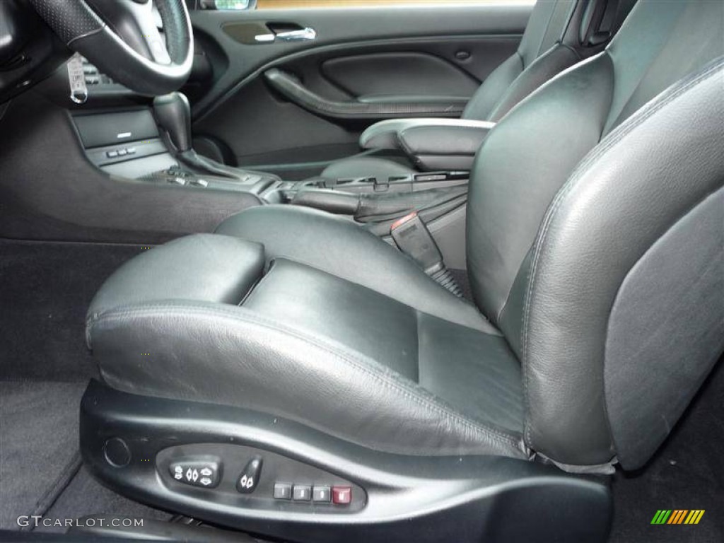 Anthracite Black Interior 2005 BMW 3 Series 330i Coupe Photo #57454435