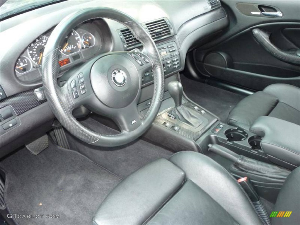 Anthracite Black Interior 2005 BMW 3 Series 330i Coupe Photo #57454453