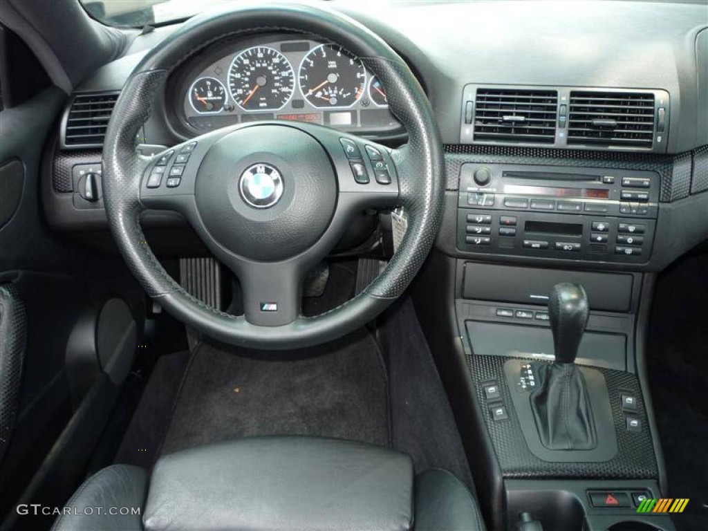 2005 BMW 3 Series 330i Coupe Anthracite Black Dashboard Photo #57454498