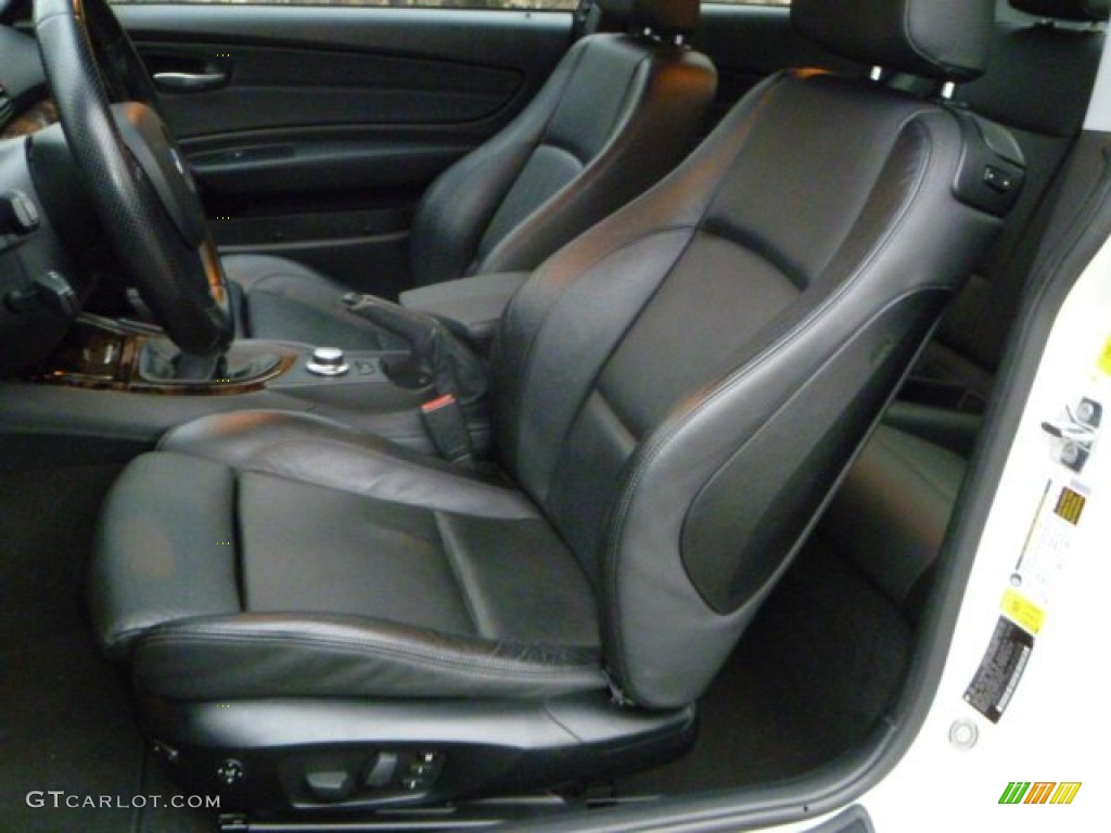 2008 1 Series 135i Coupe - Alpine White / Black photo #7