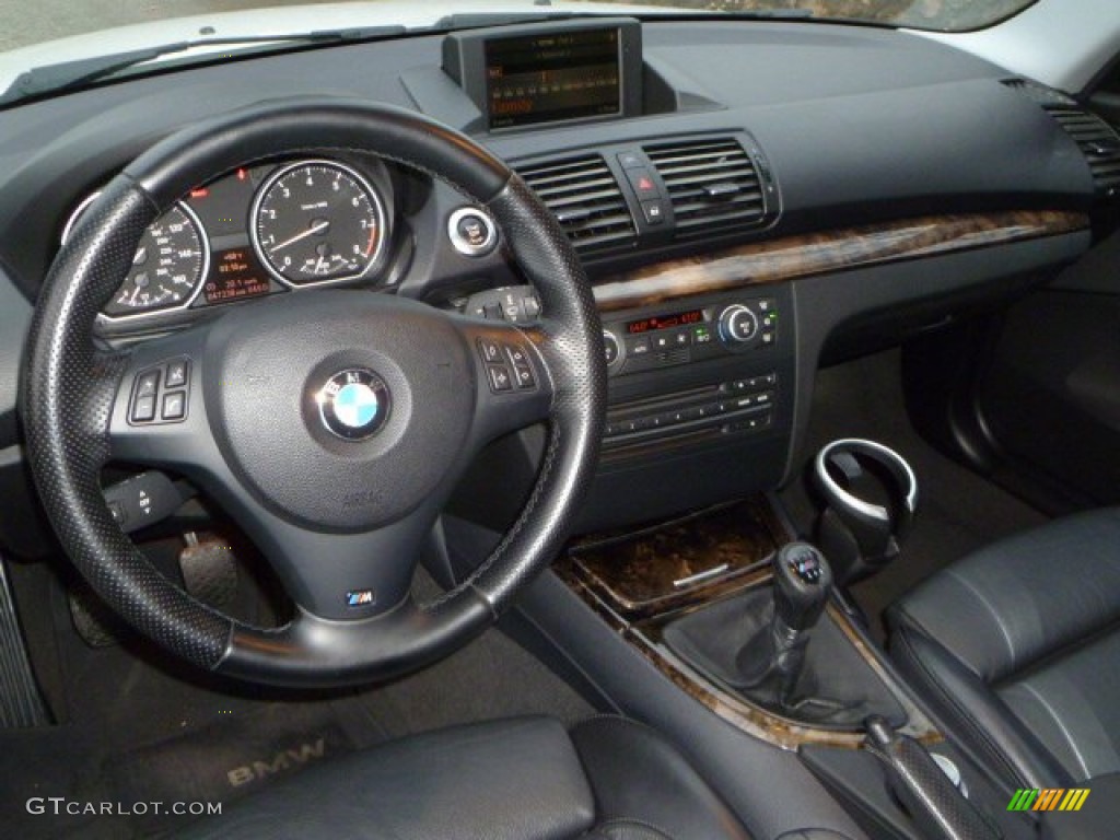 2008 1 Series 135i Coupe - Alpine White / Black photo #9