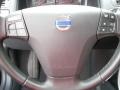 2011 Volvo V50 Off Black Leather Interior Steering Wheel Photo