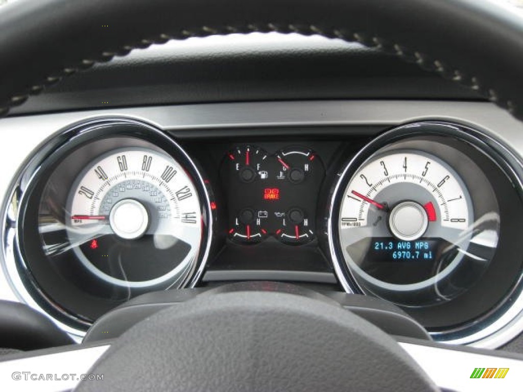 2010 Ford Mustang GT Premium Coupe Gauges Photo #57456163