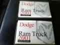 2001 Dodge Ram 1500 ST Club Cab 4x4 Books/Manuals