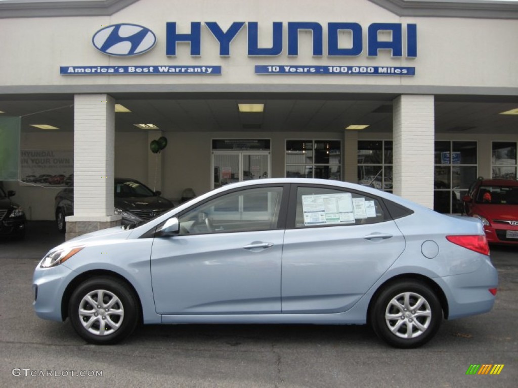 Clearwater Blue Hyundai Accent