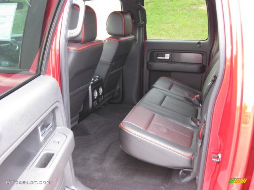 FX Sport Appearance Black/Red Interior 2012 Ford F150 FX4 SuperCrew 4x4 Photo #57457957