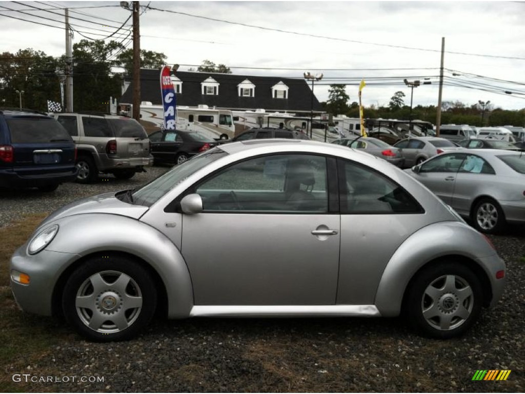 2001 New Beetle GLX 1.8T Coupe - Silver Arrow Metallic / Black photo #4