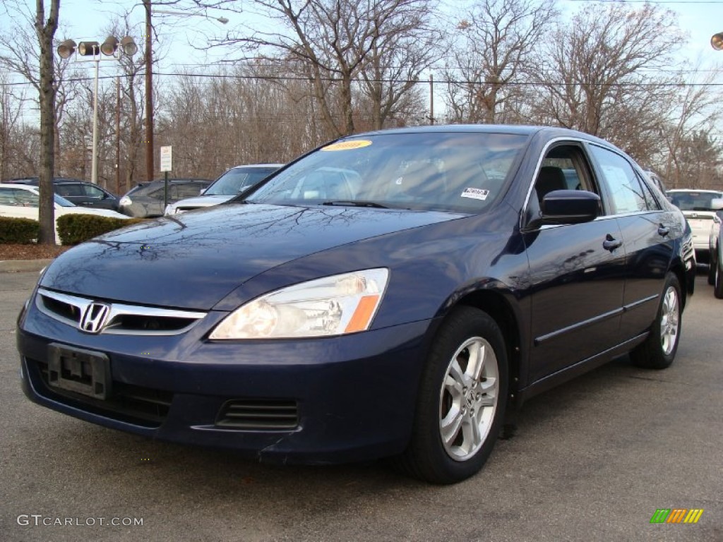 2006 Accord EX Sedan - Royal Blue Pearl / Gray photo #6