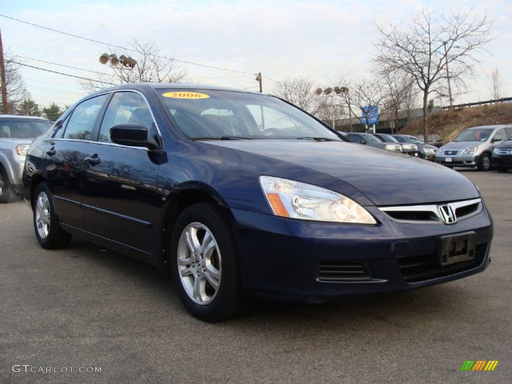 2006 Accord EX Sedan - Royal Blue Pearl / Gray photo #8