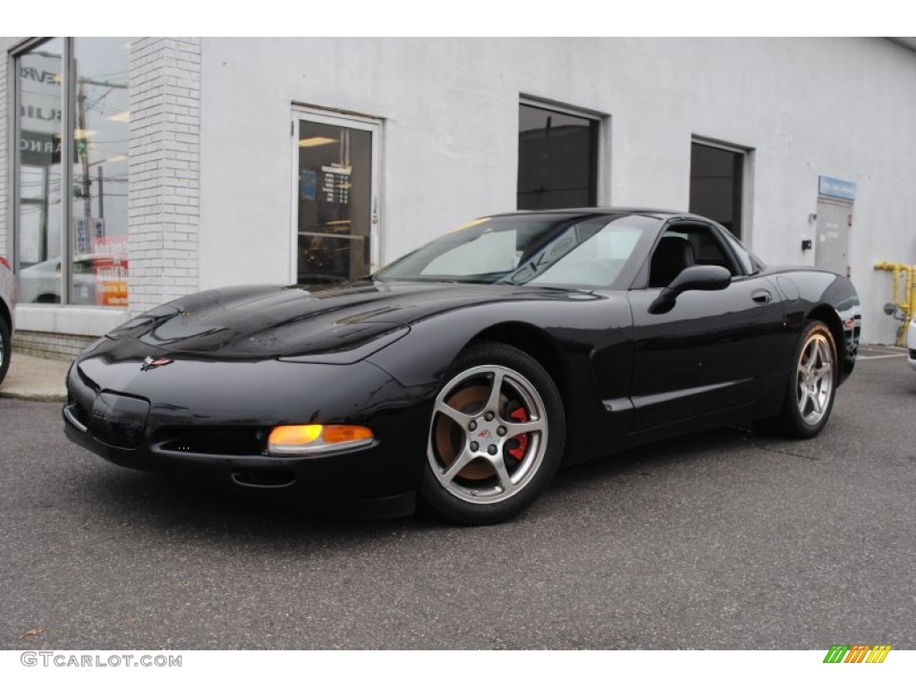Black 2002 Chevrolet Corvette Coupe Exterior Photo #57459245