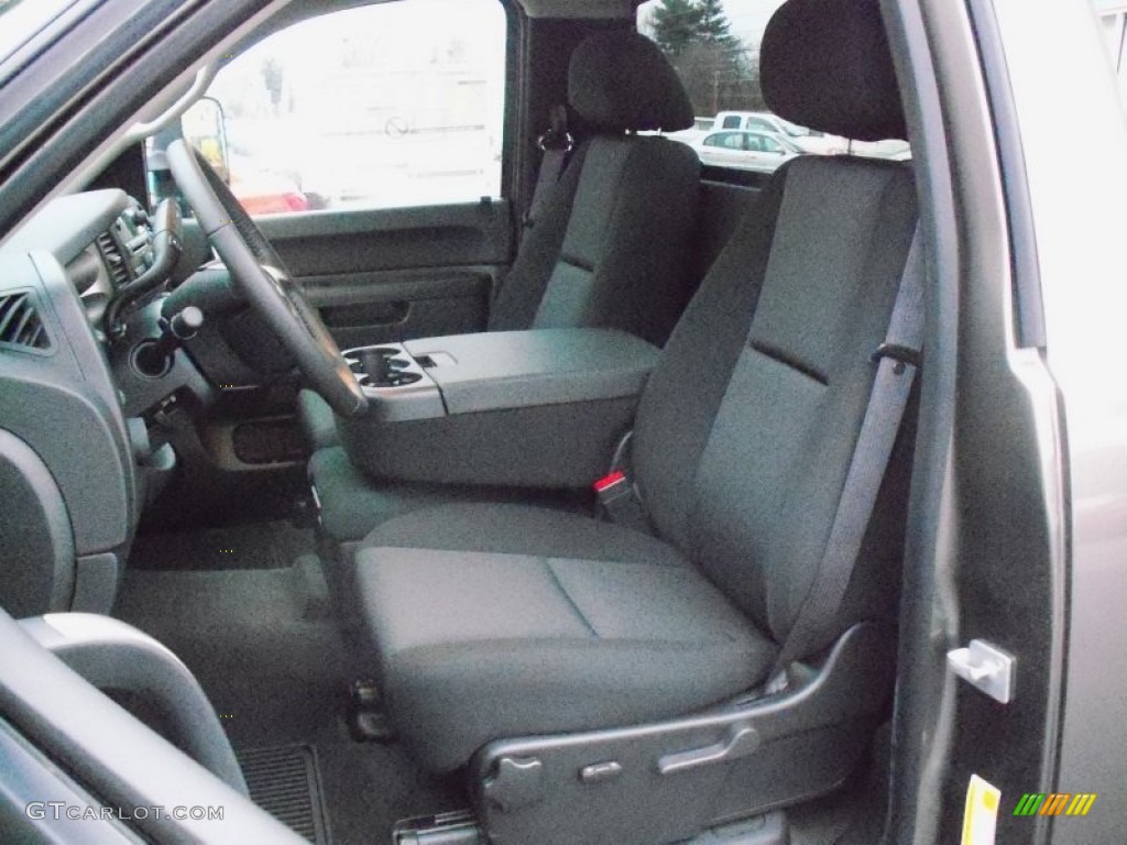 Ebony Interior 2012 Chevrolet Silverado 3500HD LT Regular Cab 4x4 Photo #57460057