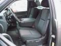 Ebony 2012 Chevrolet Silverado 3500HD LT Regular Cab 4x4 Interior Color