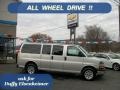 2012 Sheer Silver Metallic Chevrolet Express LT 1500 Passenger Van  photo #1