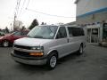 2012 Sheer Silver Metallic Chevrolet Express LT 1500 Passenger Van  photo #4