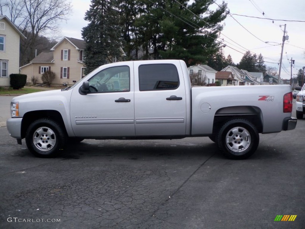 2011 Silverado 1500 LT Crew Cab 4x4 - Sheer Silver Metallic / Ebony photo #7