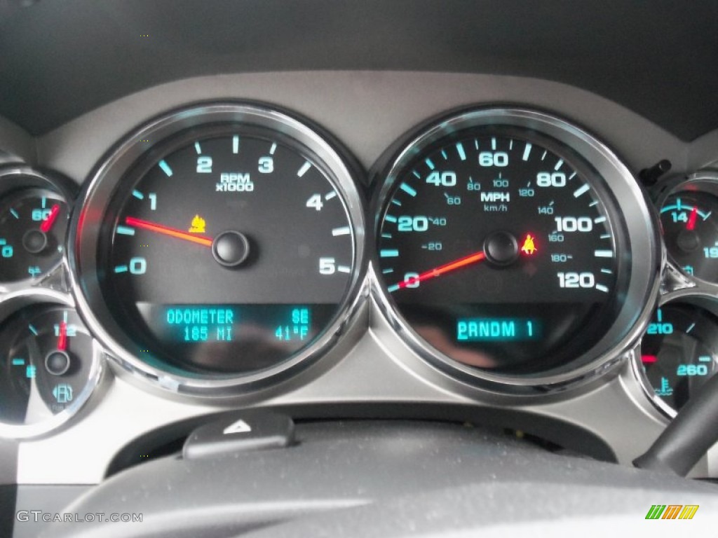 2011 Chevrolet Silverado 2500HD LT Extended Cab 4x4 Gauges Photo #57461440